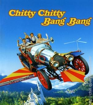 The famous car was Chitty Chitty Bang Bang which Professor Caractacus Potts drive in movie Chitty Chitty Bang Bang (1968).
