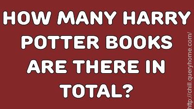 How many Harry Potter books are there in total