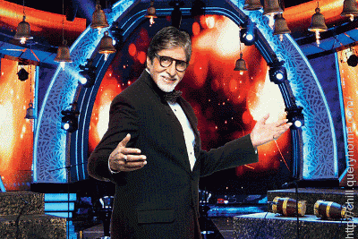 Which was the first television series hosted by Amitabh Bachchan?