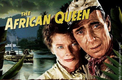 Who played the lead female role in hollywood movie 'The African Queen'?